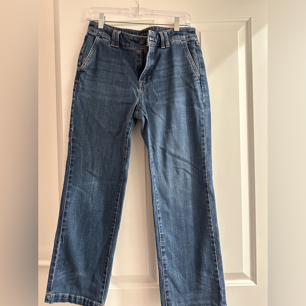 Talbots Wide Leg Trouser Jeans size 4P
